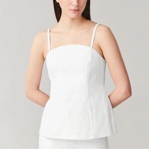 Cos new with tags denim ivory/white top